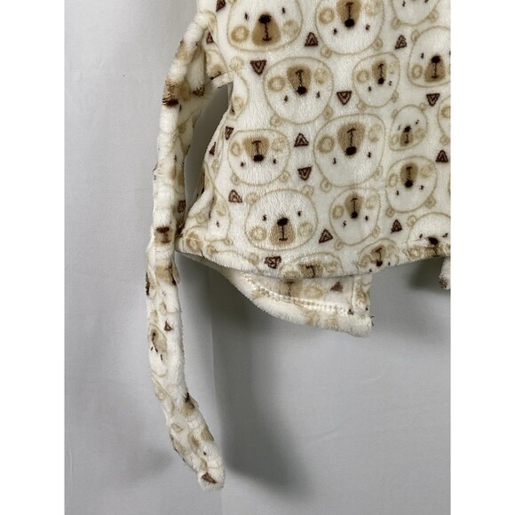 ZAK & ZOEY Toddlers Teddy Bear Barth Robe W Ears Waist Tie Plush Soft - Picture 10 of 15